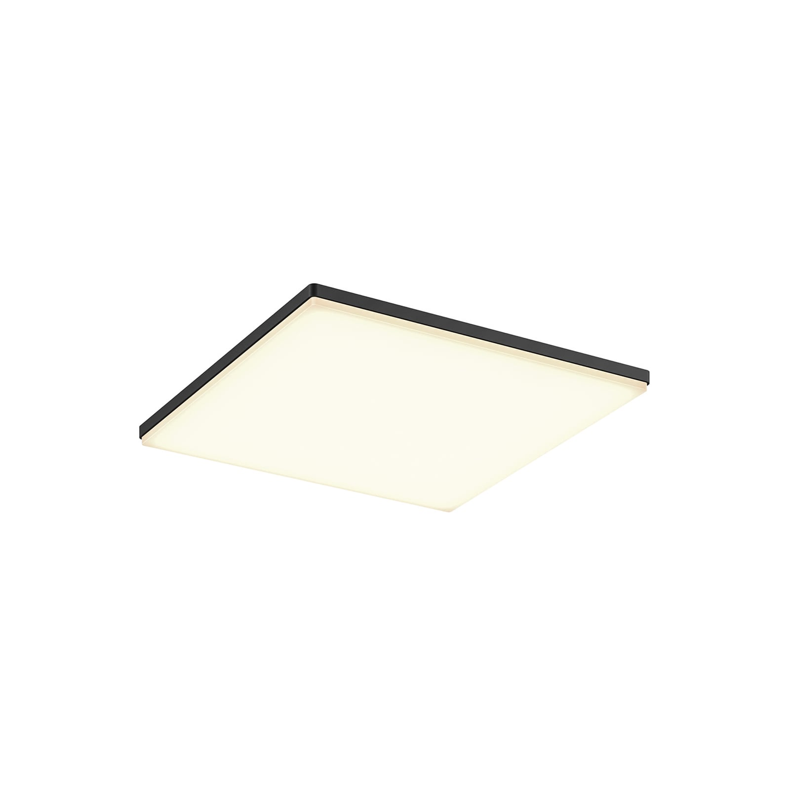 LED utetaklampe Henni kvadratisk grå 30x30 cm IP65 montert