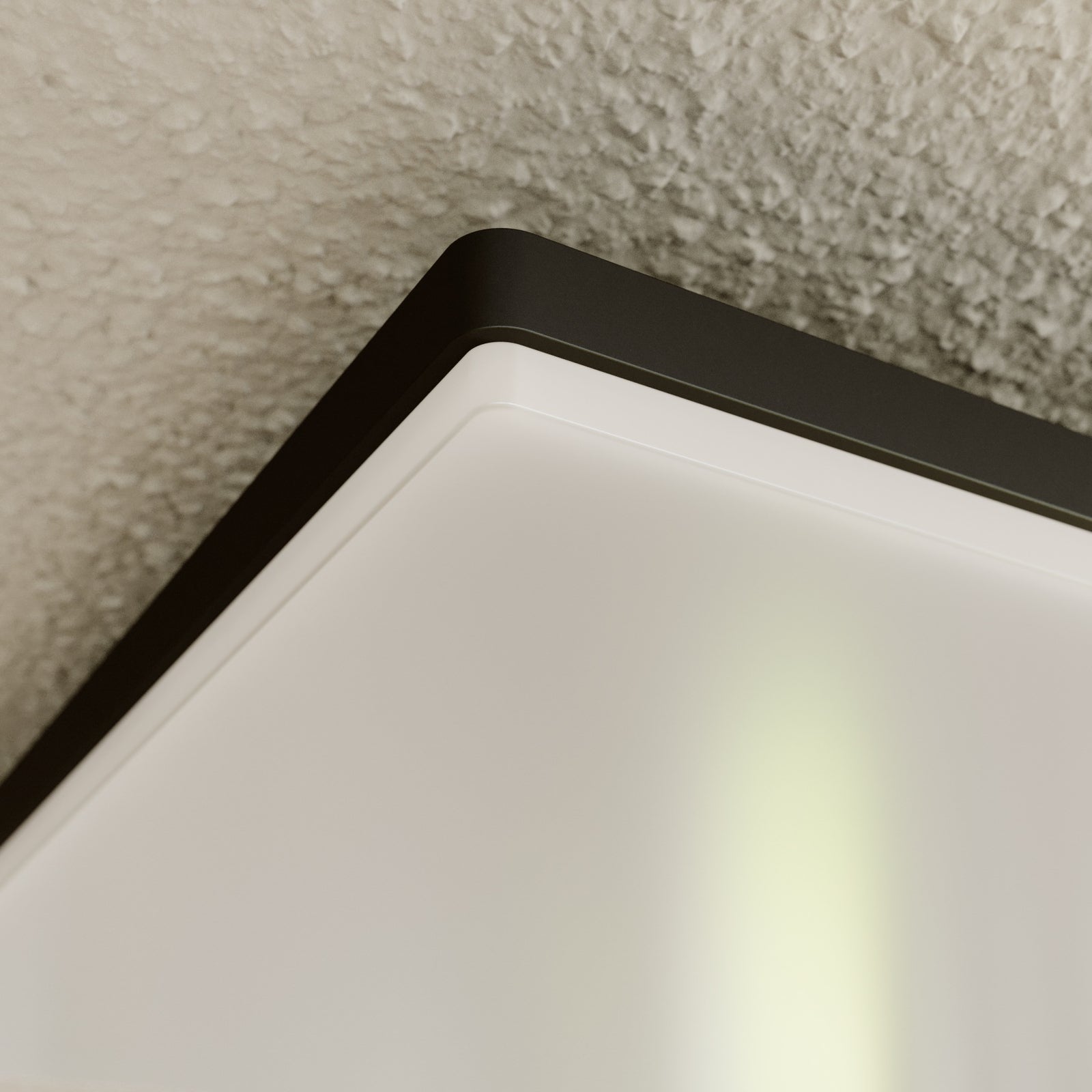 LED utetaklampe Henni kvadratisk grå 30x30 cm IP65 side