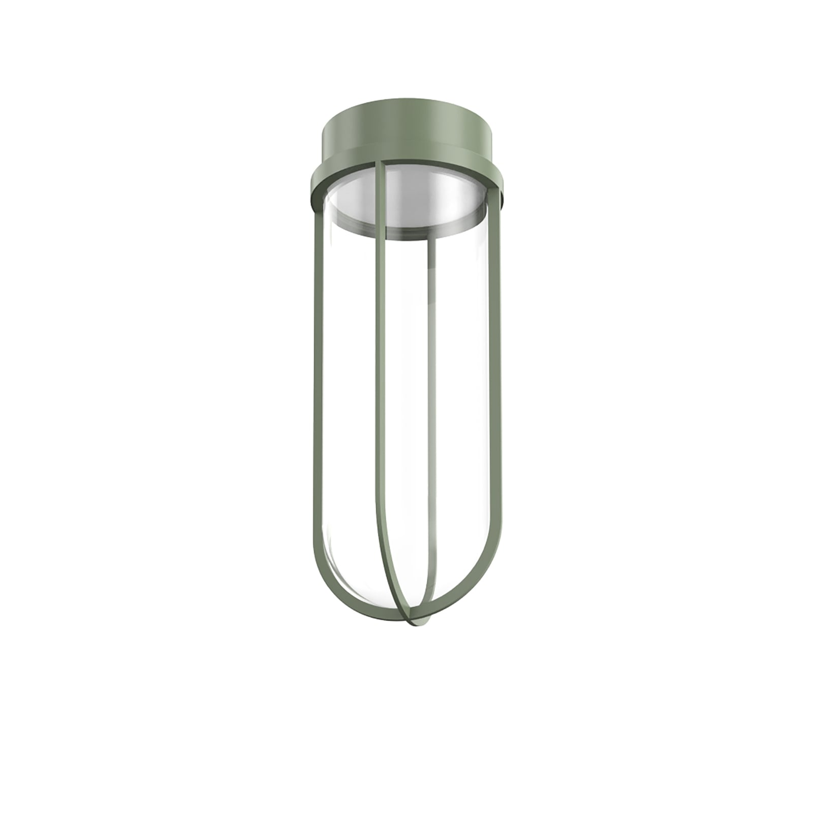 LED utetaklampe In Vitro Ceiling lysgrønn front