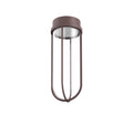 LED utetaklampe In Vitro Ceiling mørkebrun fra Flos Architectural forfra