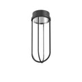 LED utetaklampe In Vitro Ceiling svart IP66 forfra