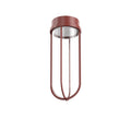LED utetaklampe In Vitro Ceiling terracotta front