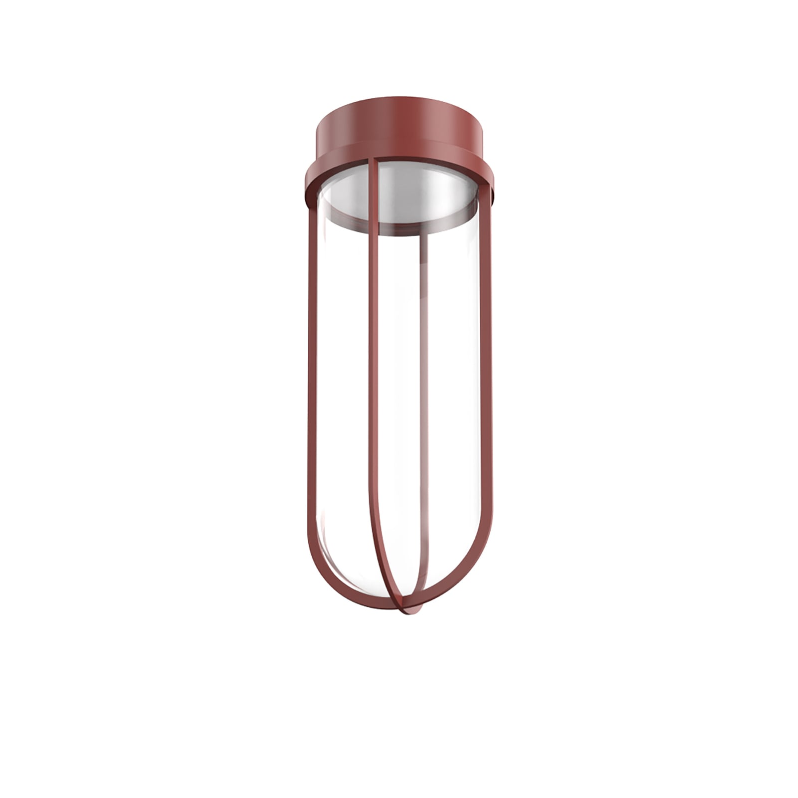 LED utetaklampe In Vitro Ceiling terracotta front