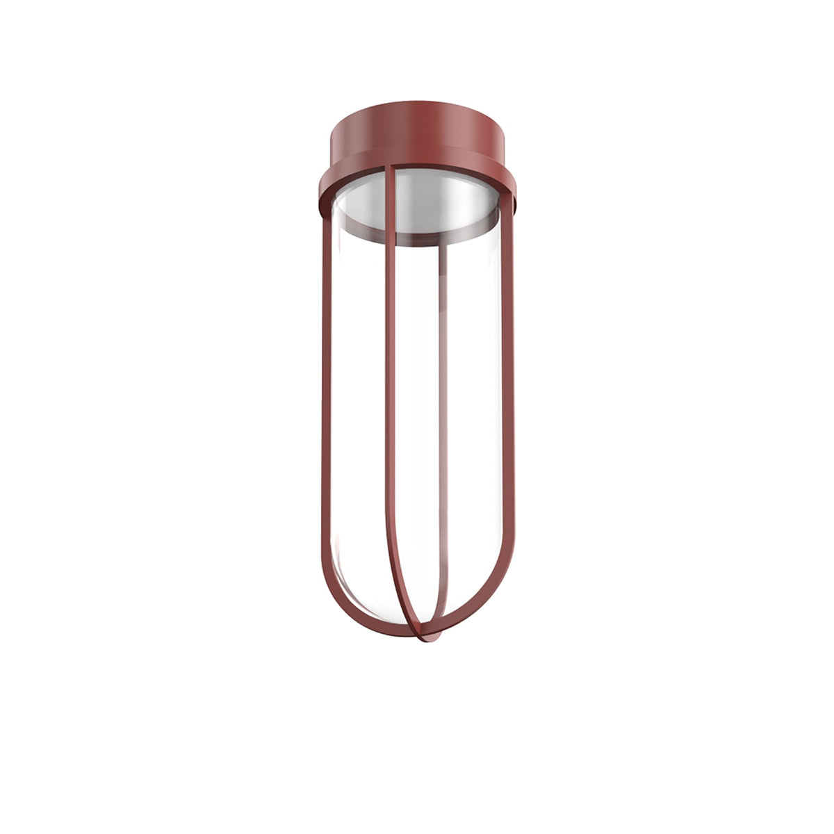 LED utetaklampe In Vitro Ceiling terracotta front