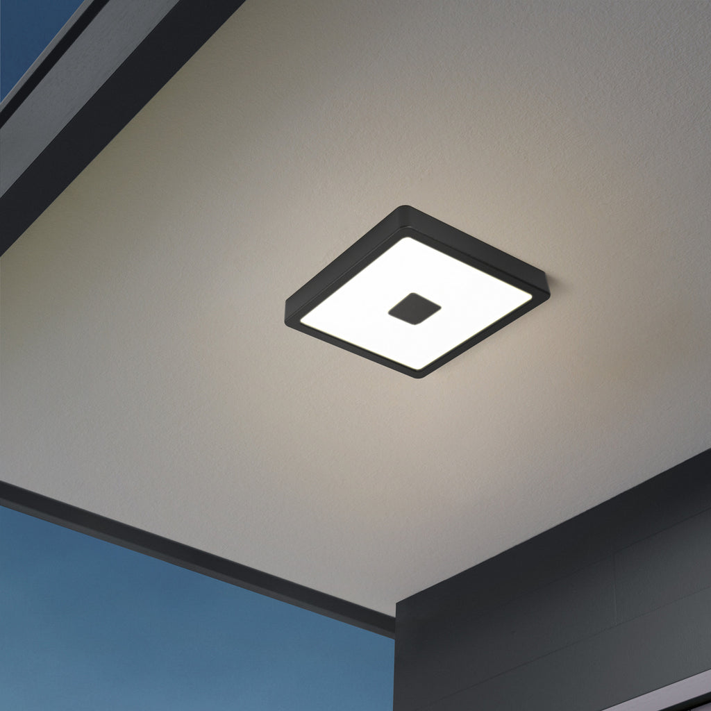 LED utetaklampe Iphias 2 svart bakside