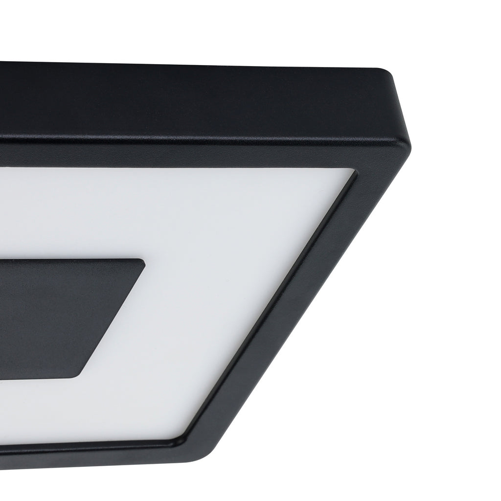 LED utetaklampe Iphias 2 svart nærbilde