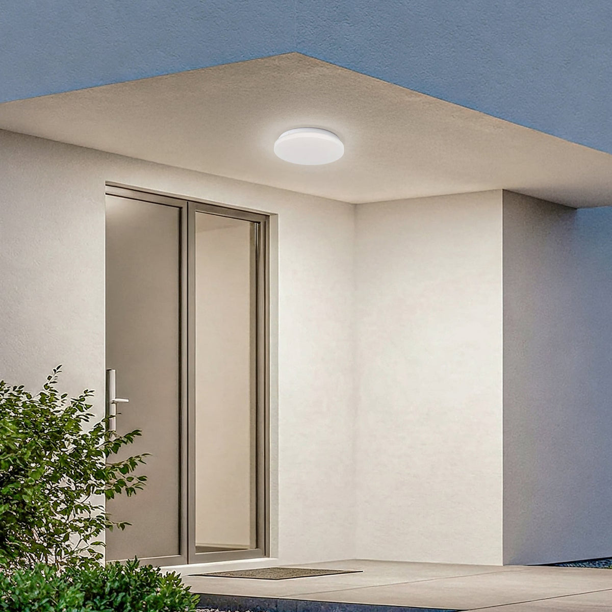 LED utetaklampe Kirkola med bevegelsessensor bakside