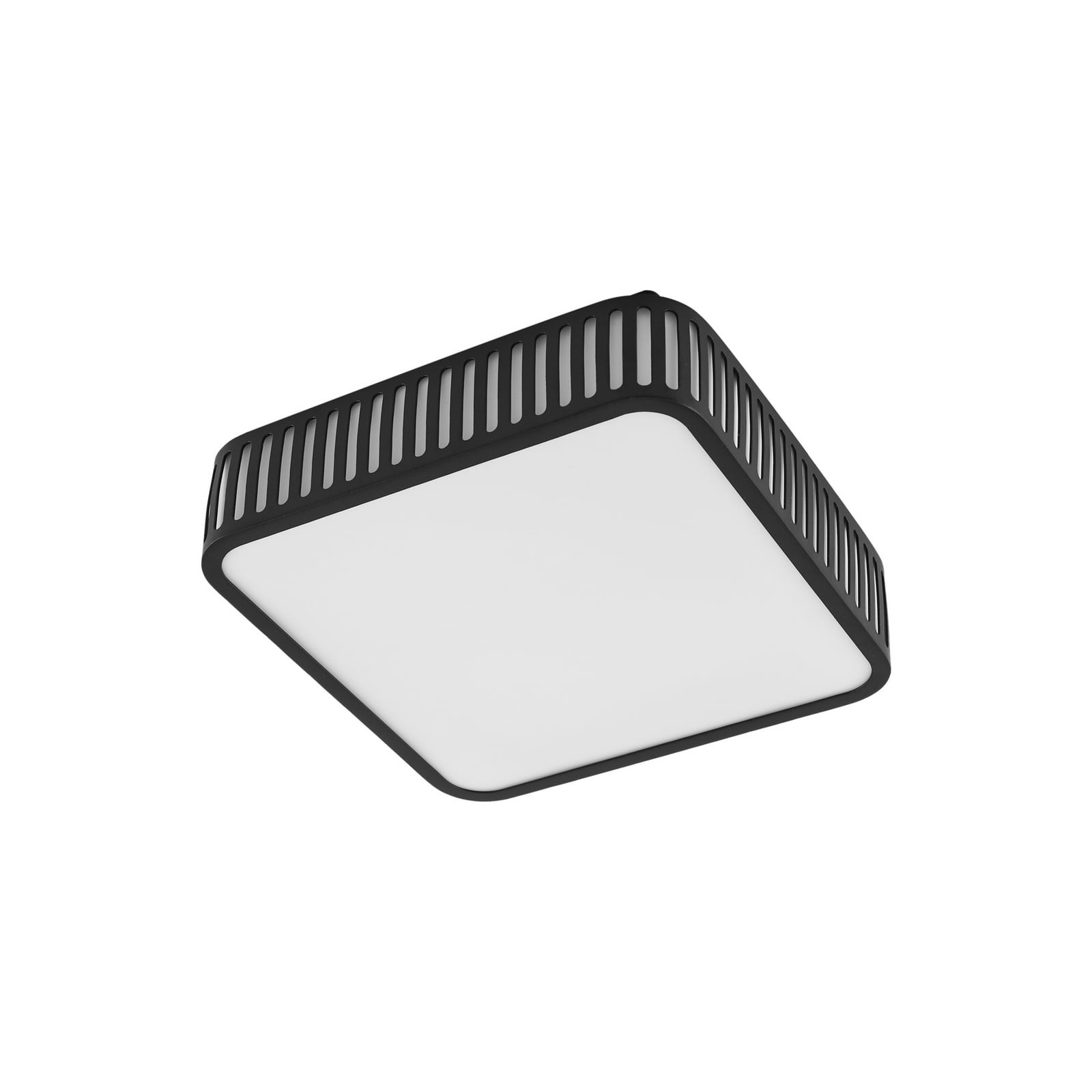 Montert LED utetaklampe Lurinda svart 26 cm IP44