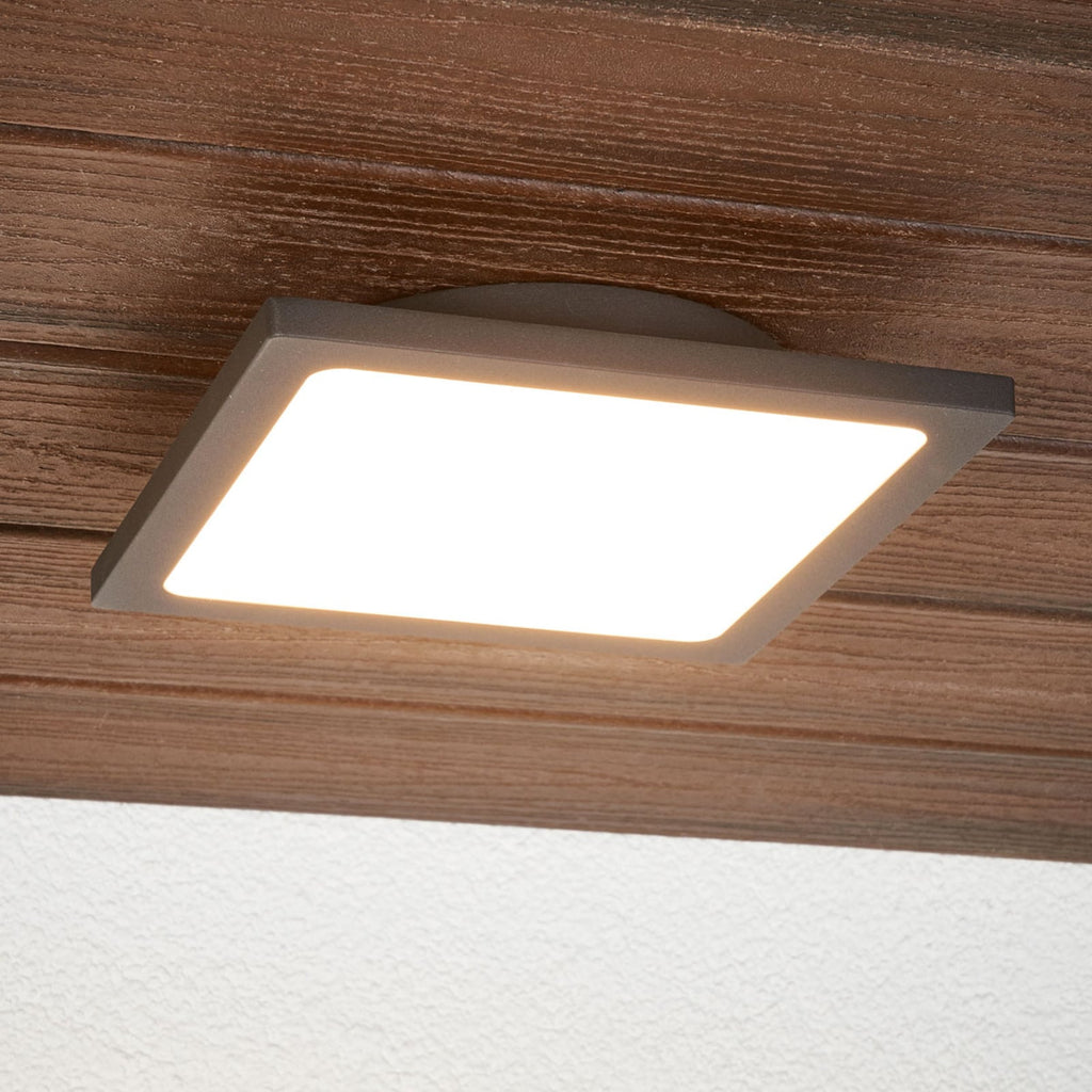 LED utetaklampe Mabella med bevegelsessensor forfra