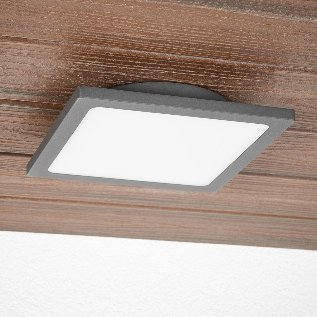 LED utetaklampe Mabella med bevegelsessensor bakside