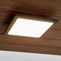 LED utetaklampe Mabella aluminium 23 cm IP65 antrasitt forfra