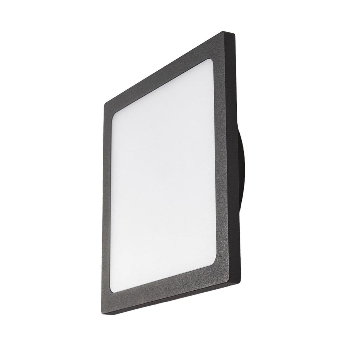 LED utetaklampe Mabella aluminium 23 cm IP65 antrasitt sideprofil