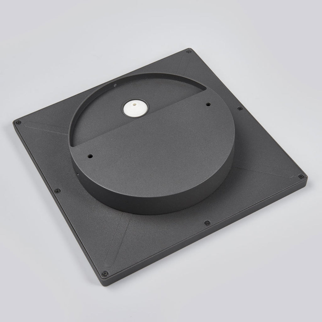 LED utetaklampe Mabella aluminium 23 cm IP65 antrasitt oversikt