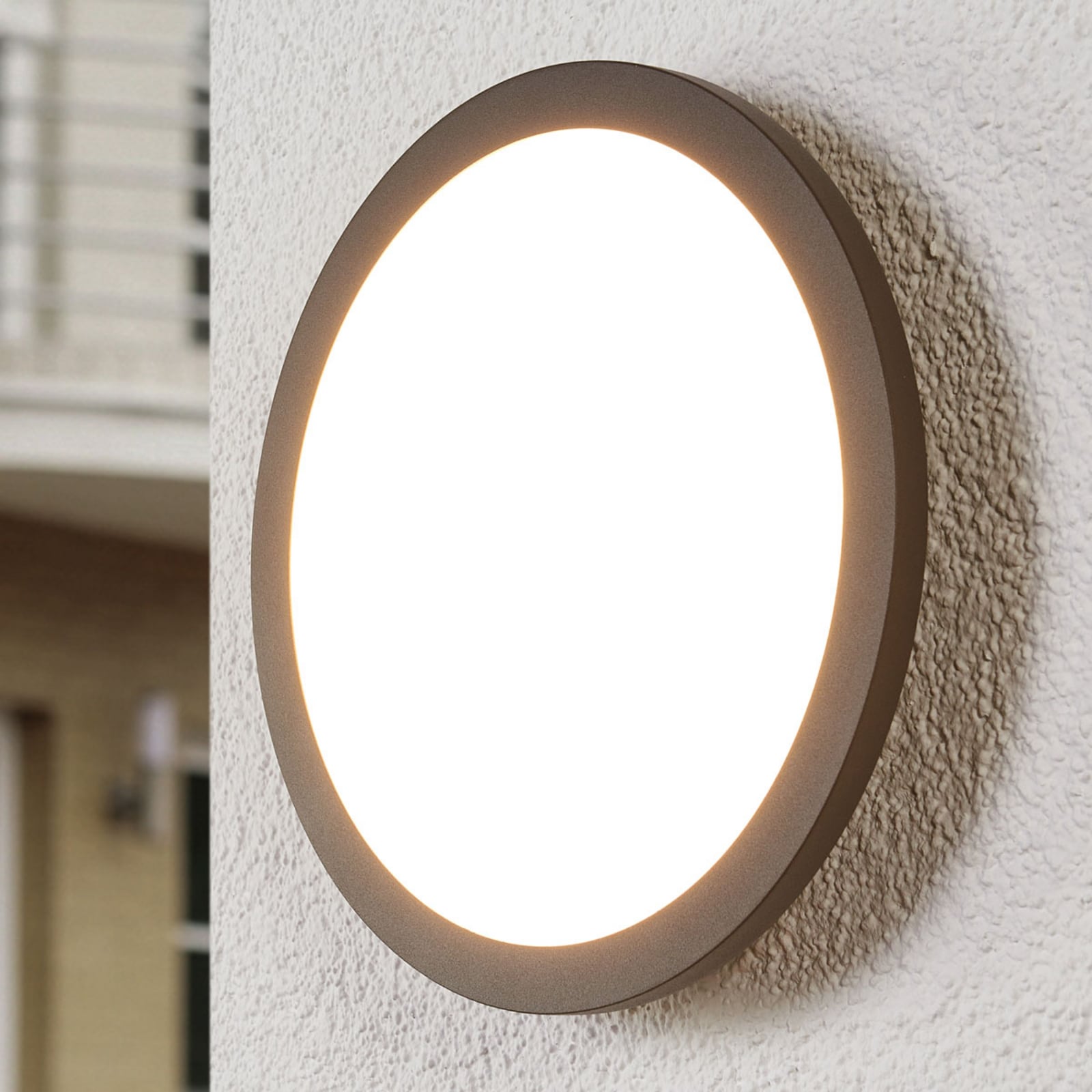 LED utetaklampe Malena detalj av aluminiumsramme