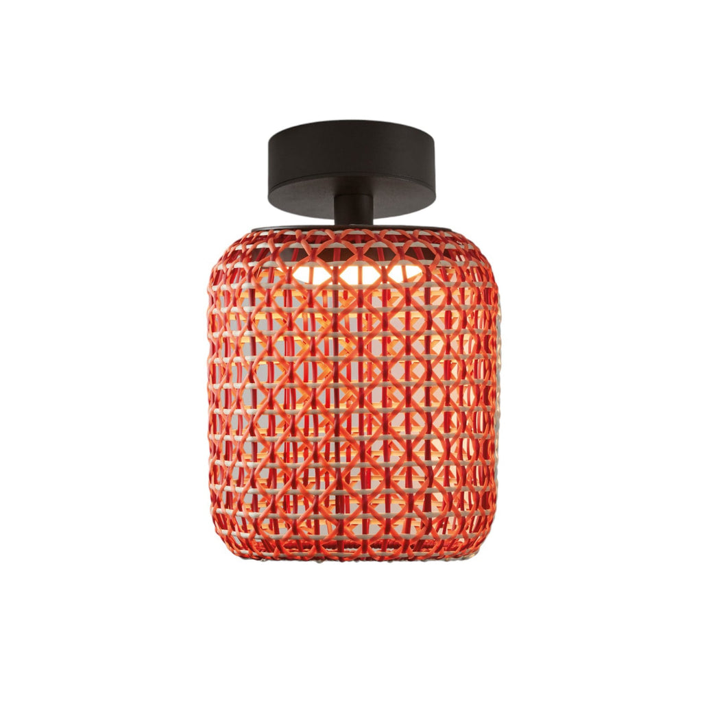 LED utetaklampe Nans PF/21 dimbar rød forfra