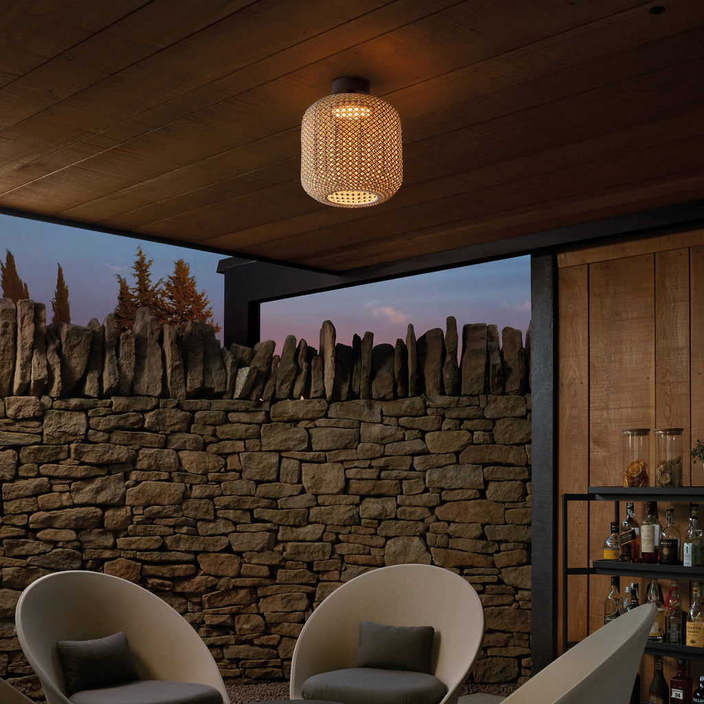 LED utetaklampe Nans PF/31 dimbar brun bakside