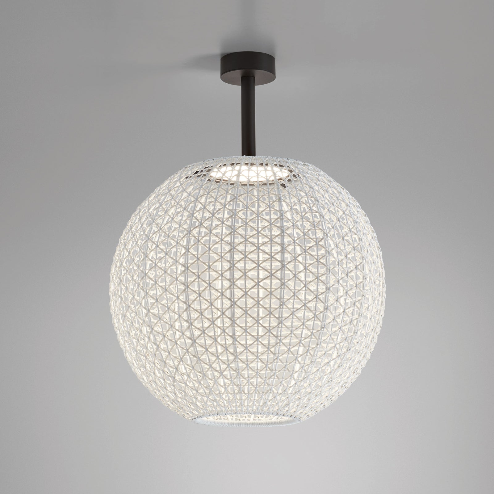 LED utetaklampe Nans Sphere PF/60 dimbar Ø60 cm IP54 bakside