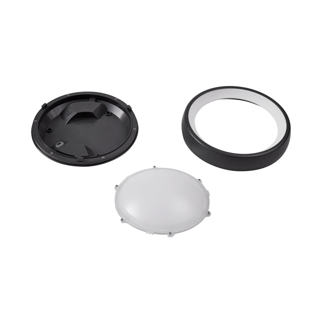 LED utetaklampe Niniel svart dimmensjoner
