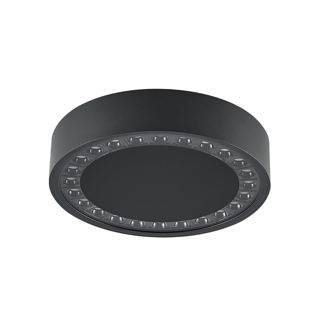 LED utetaklampe Nona antrasitt Ø22,8 cm bakside