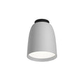 LED utetaklampe Nut dimbar lysegrå aluminium for utendørsbruk