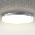 LED utetaklampe Pronto rund hvit Ø33 cm front