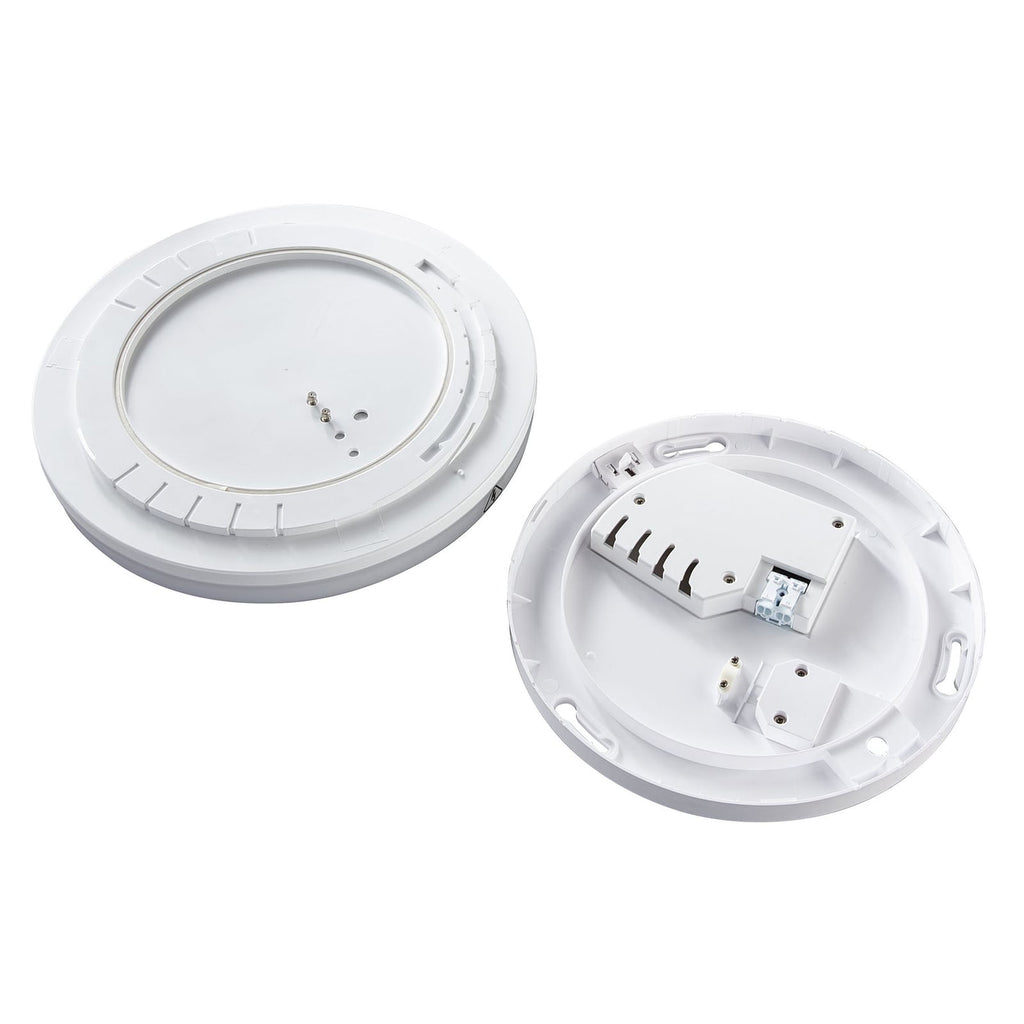 LED utetaklampe Pronto rund hvit Ø33 cm montert
