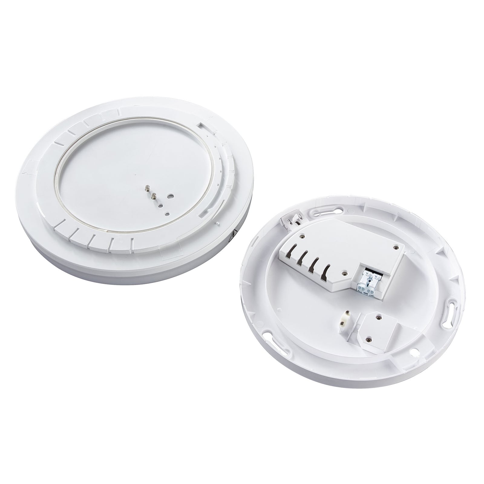 LED utetaklampe Pronto rund hvit Ø33 cm montert