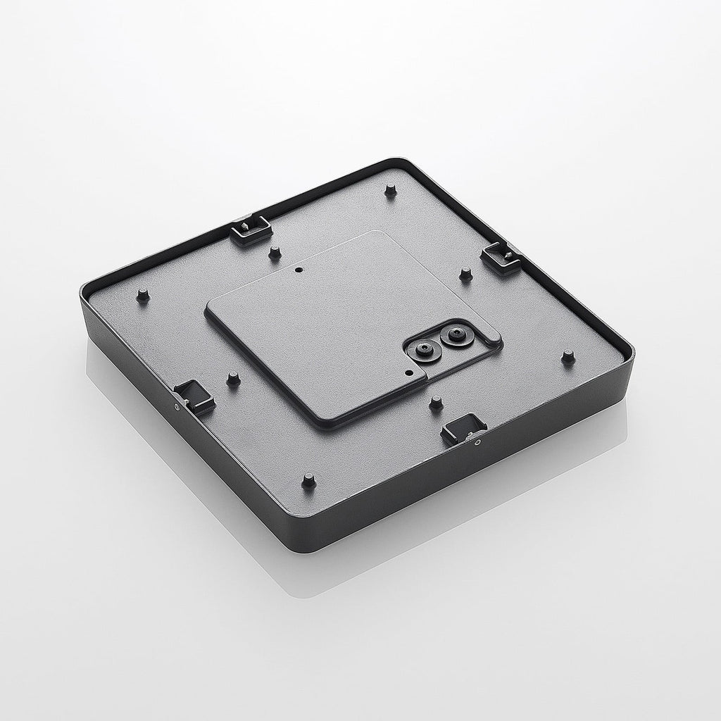 LED utetaklampe Sora kantet med bevegelsessensor IP54 monteringsdetalj