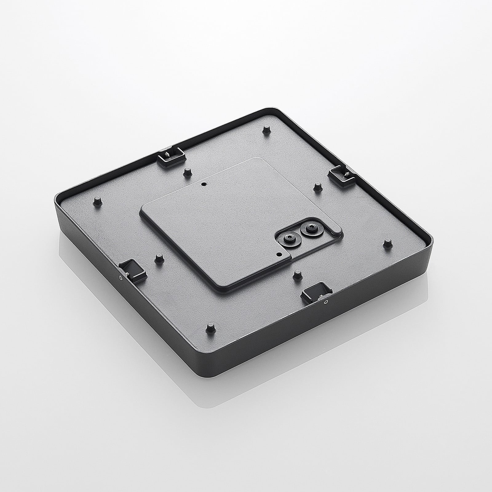 LED utetaklampe Sora kantet med bevegelsessensor IP54 monteringsdetalj