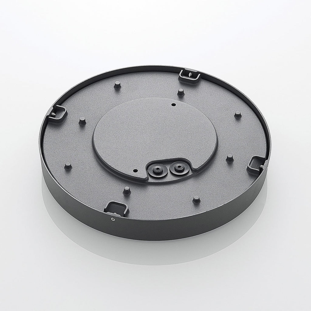 LED utetaklampe Sora rund med bevegelsessensor sideprofil