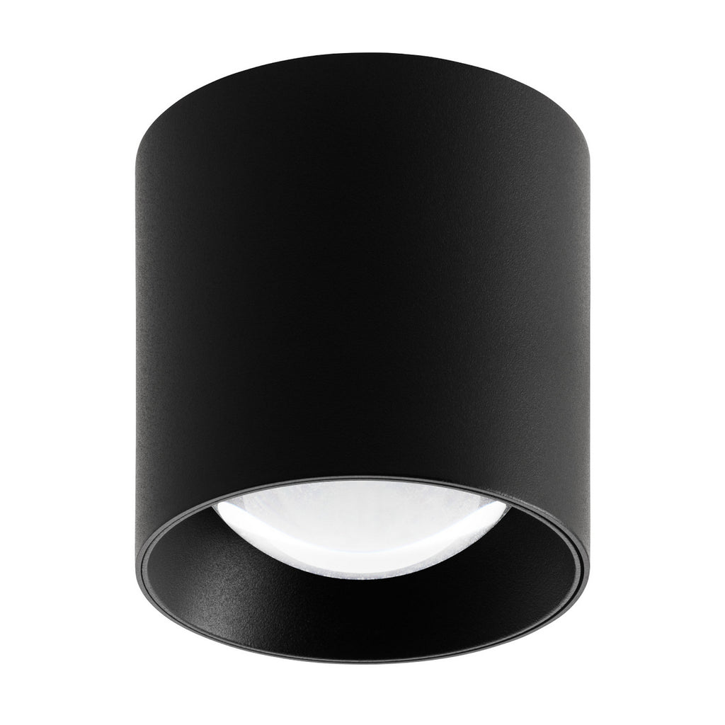 LED utetaklampe svart aluminium Ø9 cm 10W CCT forfra