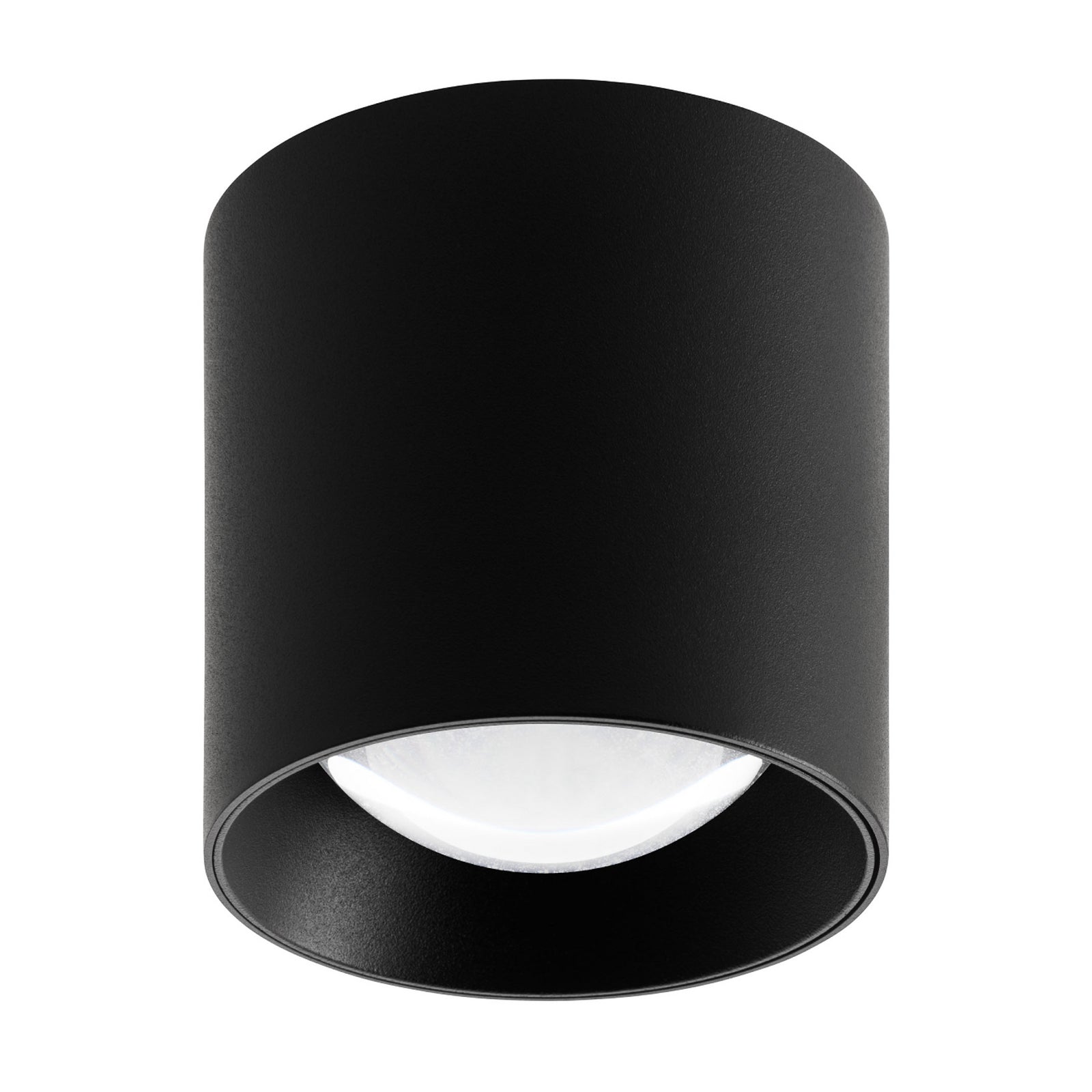 LED utetaklampe svart aluminium Ø9 cm 10W CCT forfra