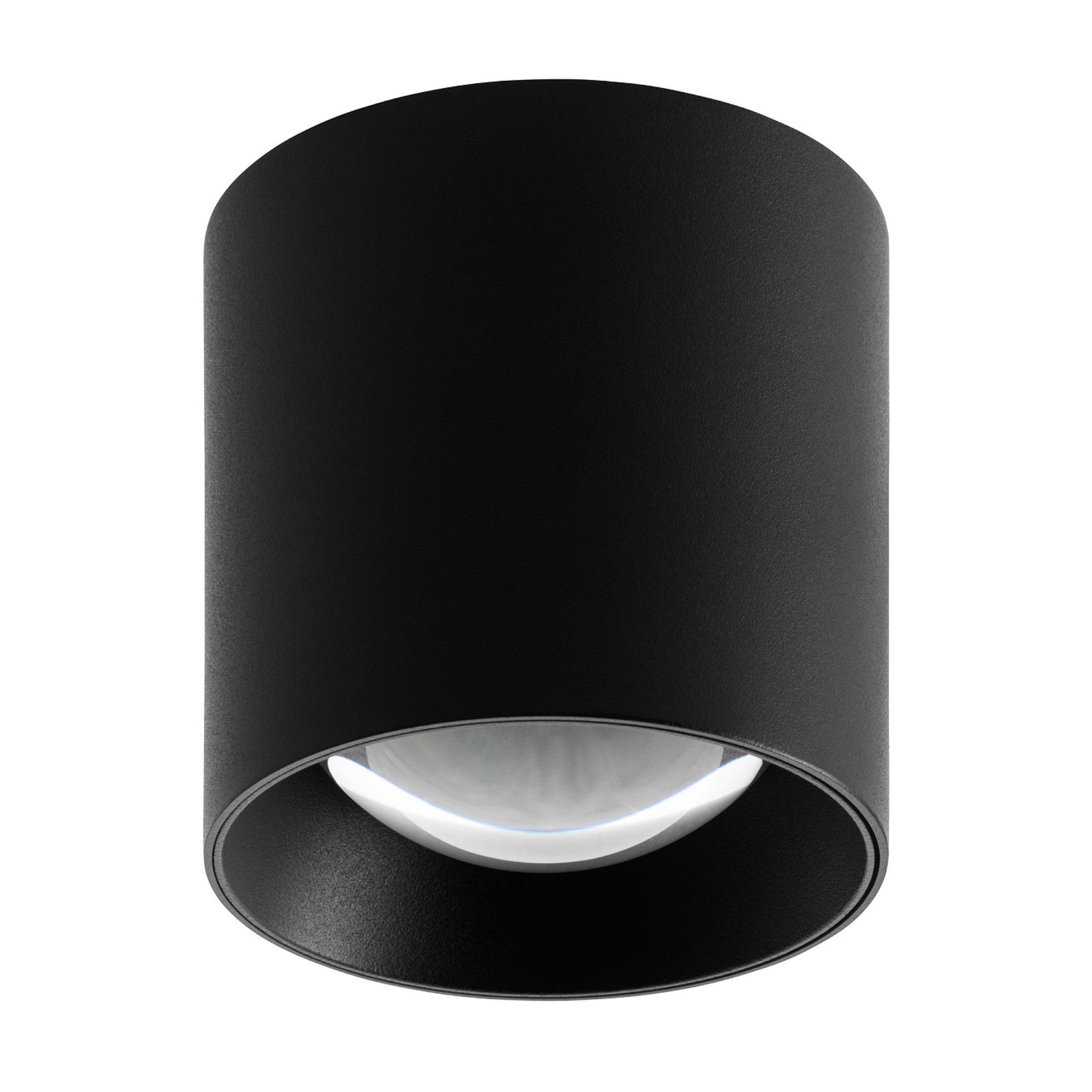 LED utetaklampe svart aluminium Ø9 cm 10W CCT bakside