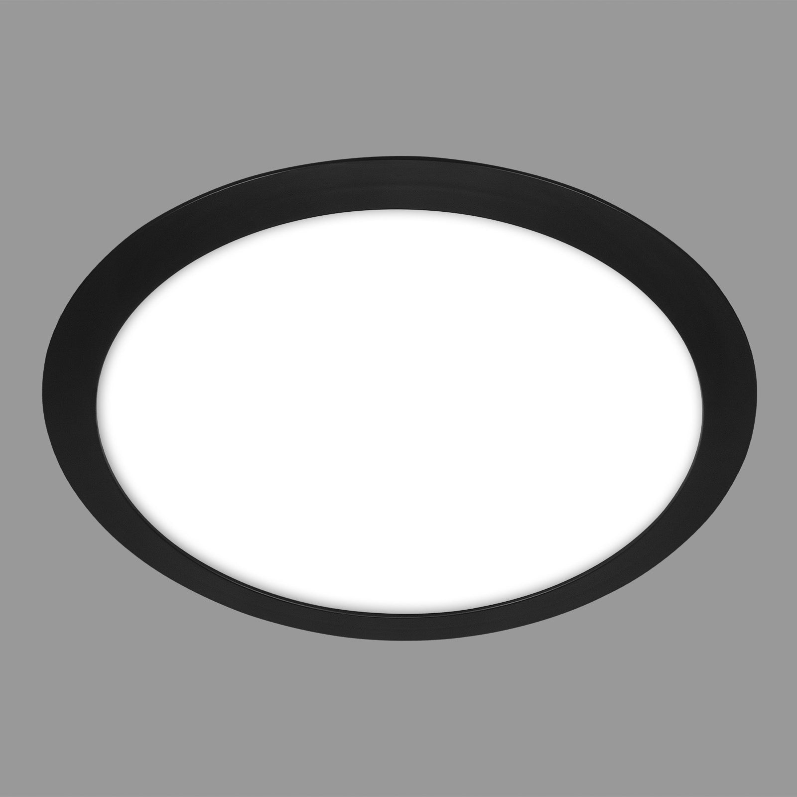 LED utetaklampe svart Ø31 cm IP44 12W 4000K Briloner montert