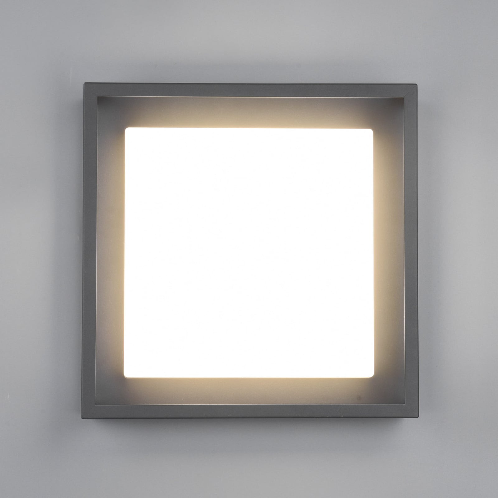LED utetaklampe Witham antrasitt 30x30 cm CCT IP54 nærbilde