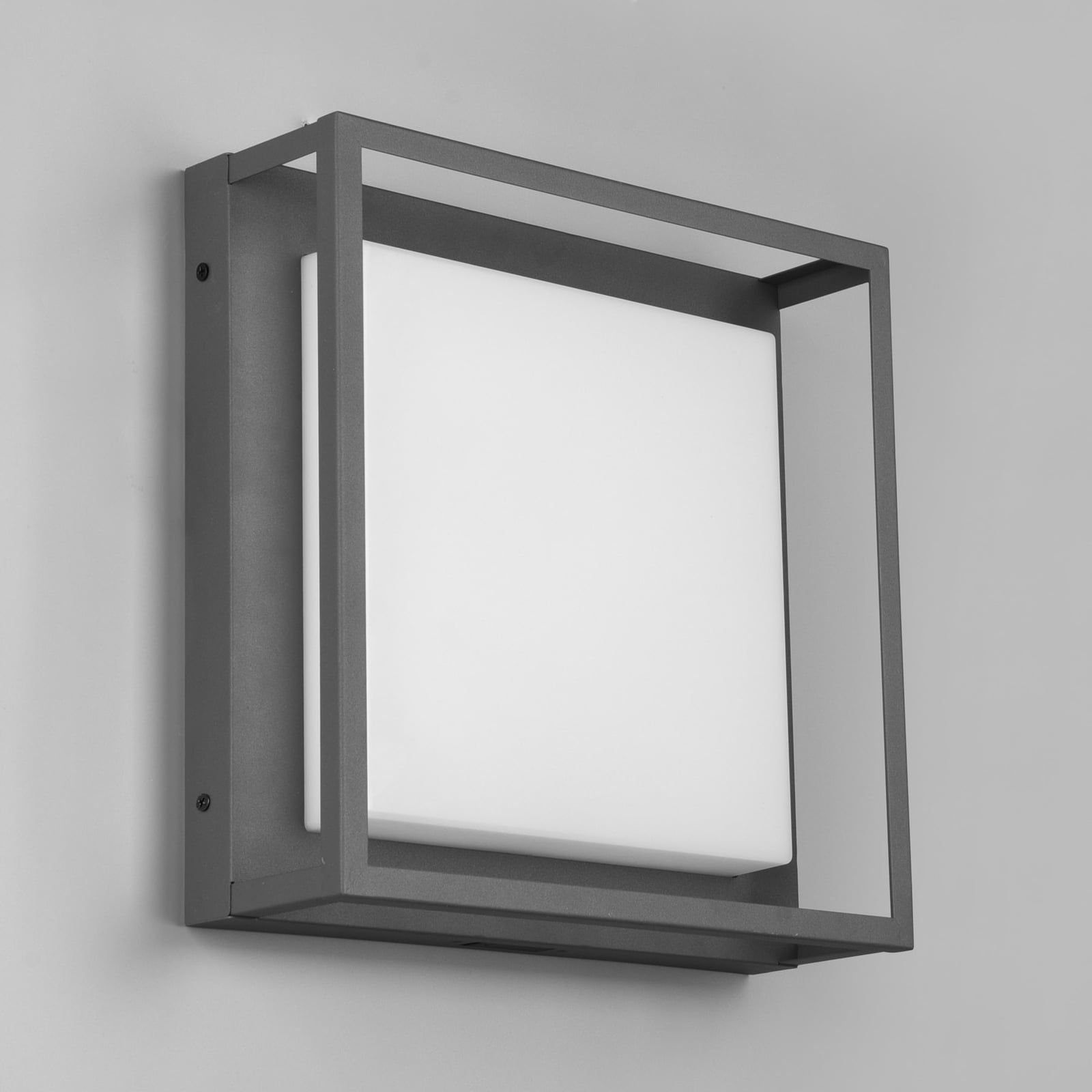 LED utetaklampe Witham antrasitt 30x30 cm CCT IP54 bryter