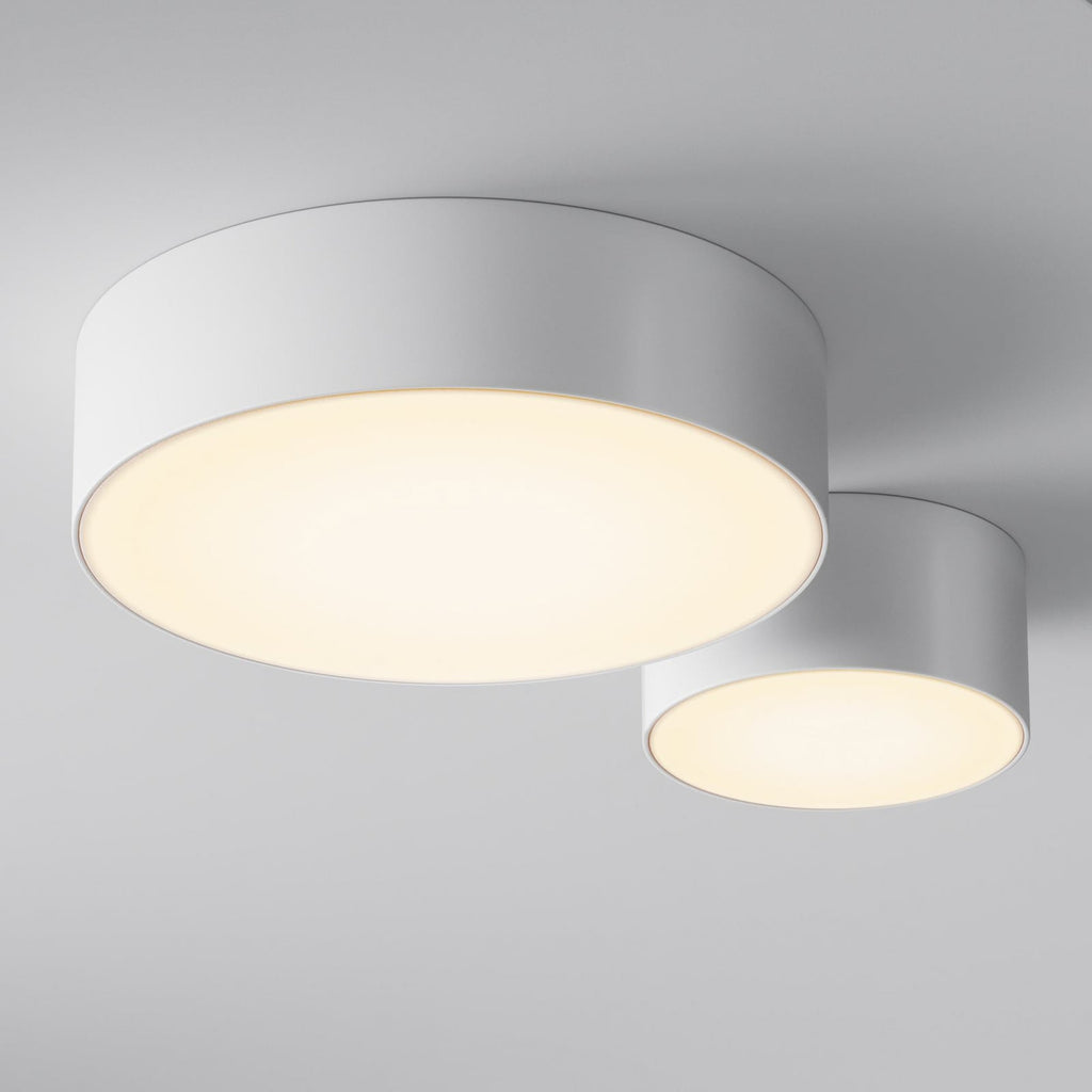 LED utetaklampe Zon hvit Ø12 cm 15W 3000K IP65 bakside
