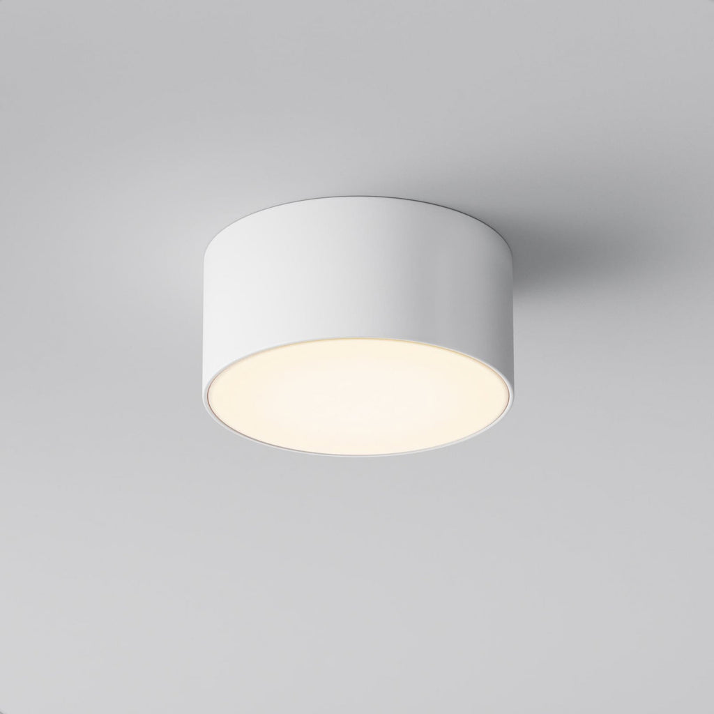LED utetaklampe Zon hvit Ø12 cm 15W 3000K IP65 montert på vegg