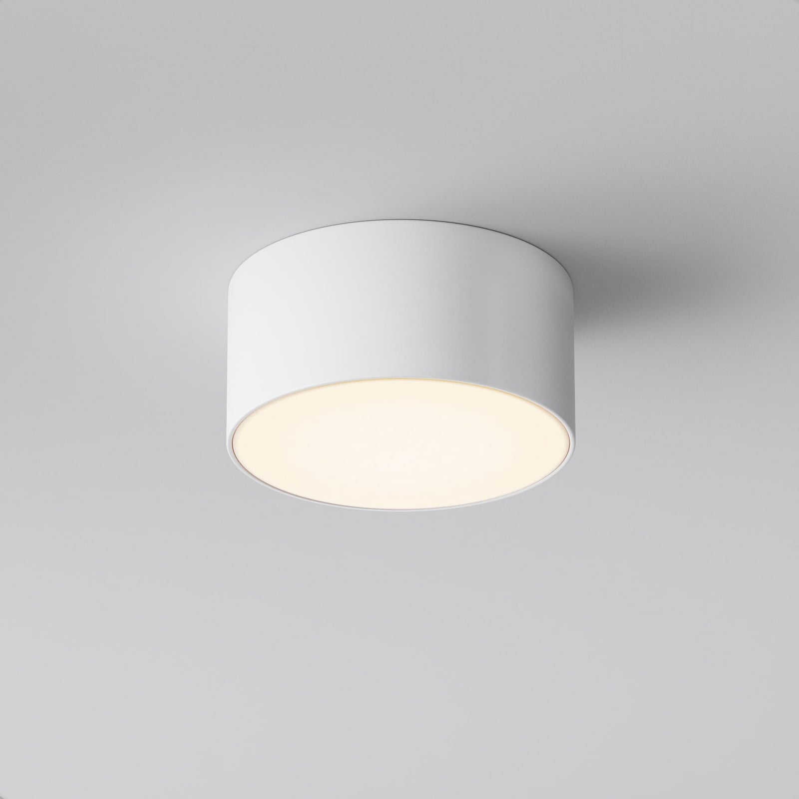 LED utetaklampe Zon hvit Ø12 cm 15W 3000K IP65 montert på vegg
