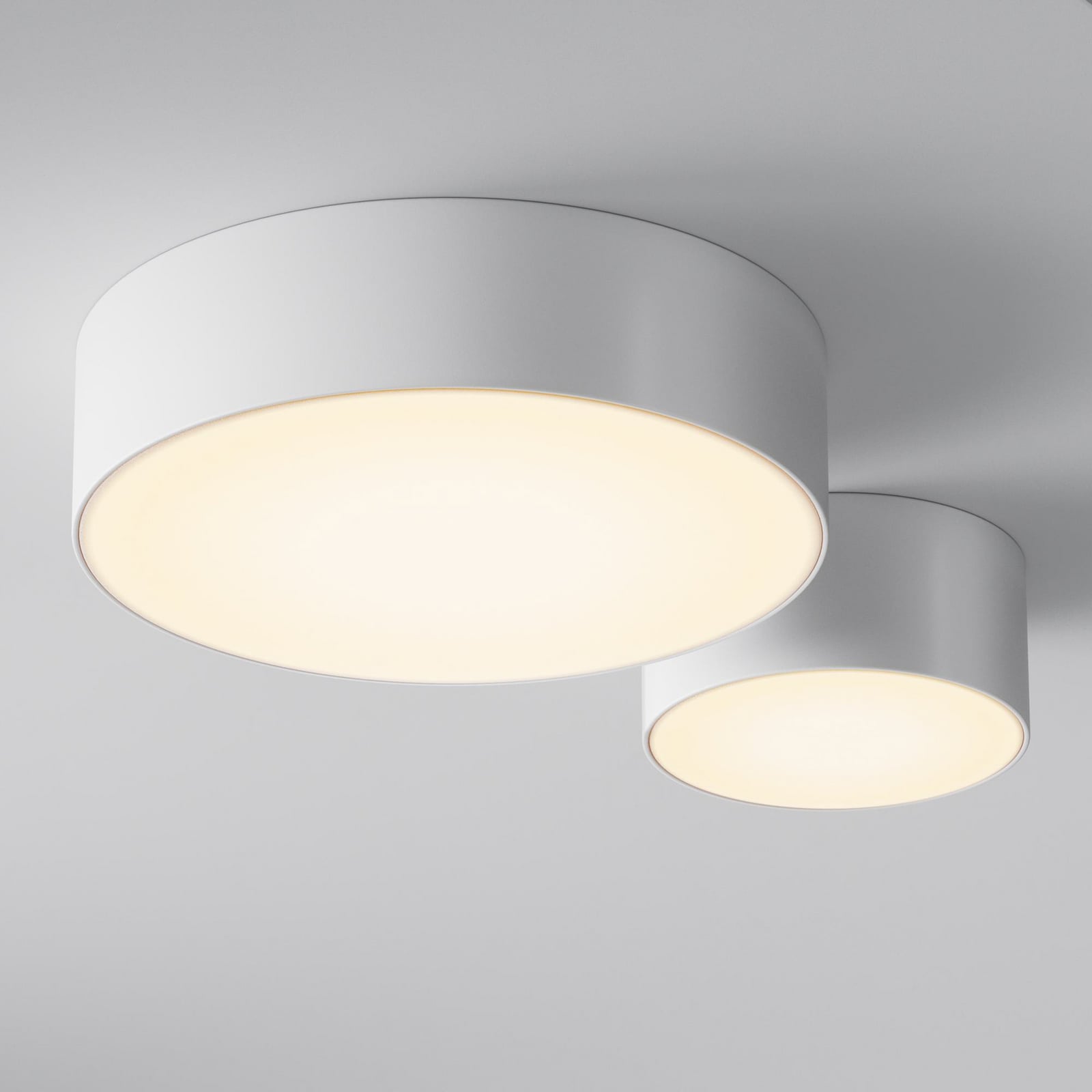 LED utetaklampe Zon hvit bakside