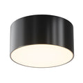 LED utetaklampe Zon svart forfra