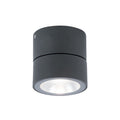 LED utetakspot Andria mørkegrå Ø9 cm 13W IP54 forfra