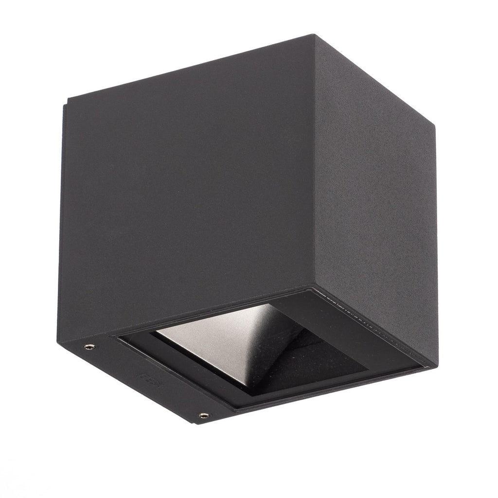 Montert LED utevegglampe 24718 K3 grafitt nedlys 8W IP65 fra BEGA