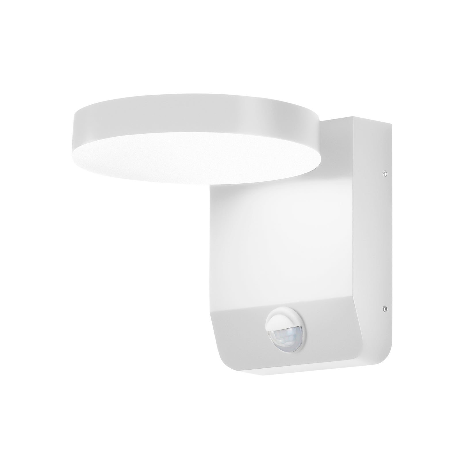 LED utevegglampe 9113 med bevegelsessensor hvit fra CMD