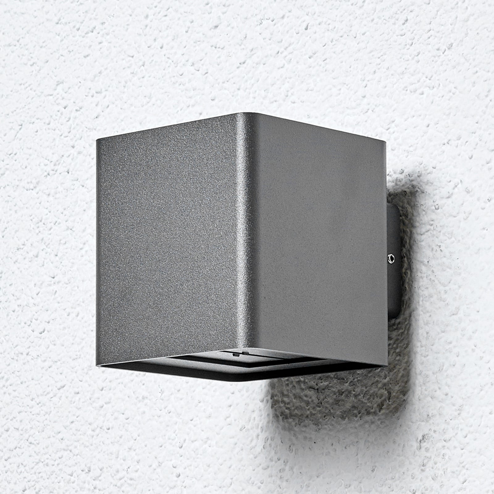 LED utevegglampe Aaron antrasitt opp og ned IP54 14W bakside