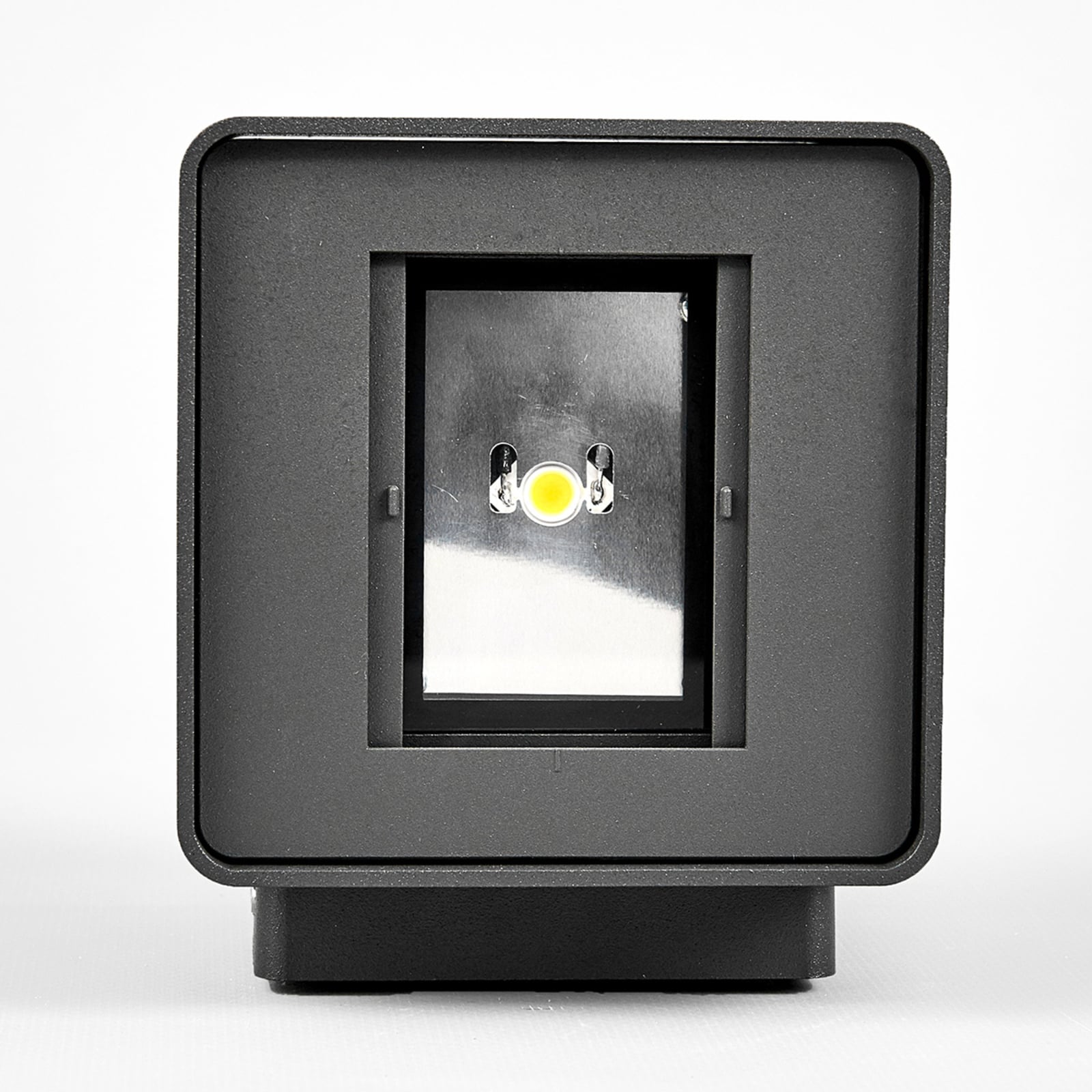LED utevegglampe Aaron antrasitt opp og ned IP54 14W sideprofil