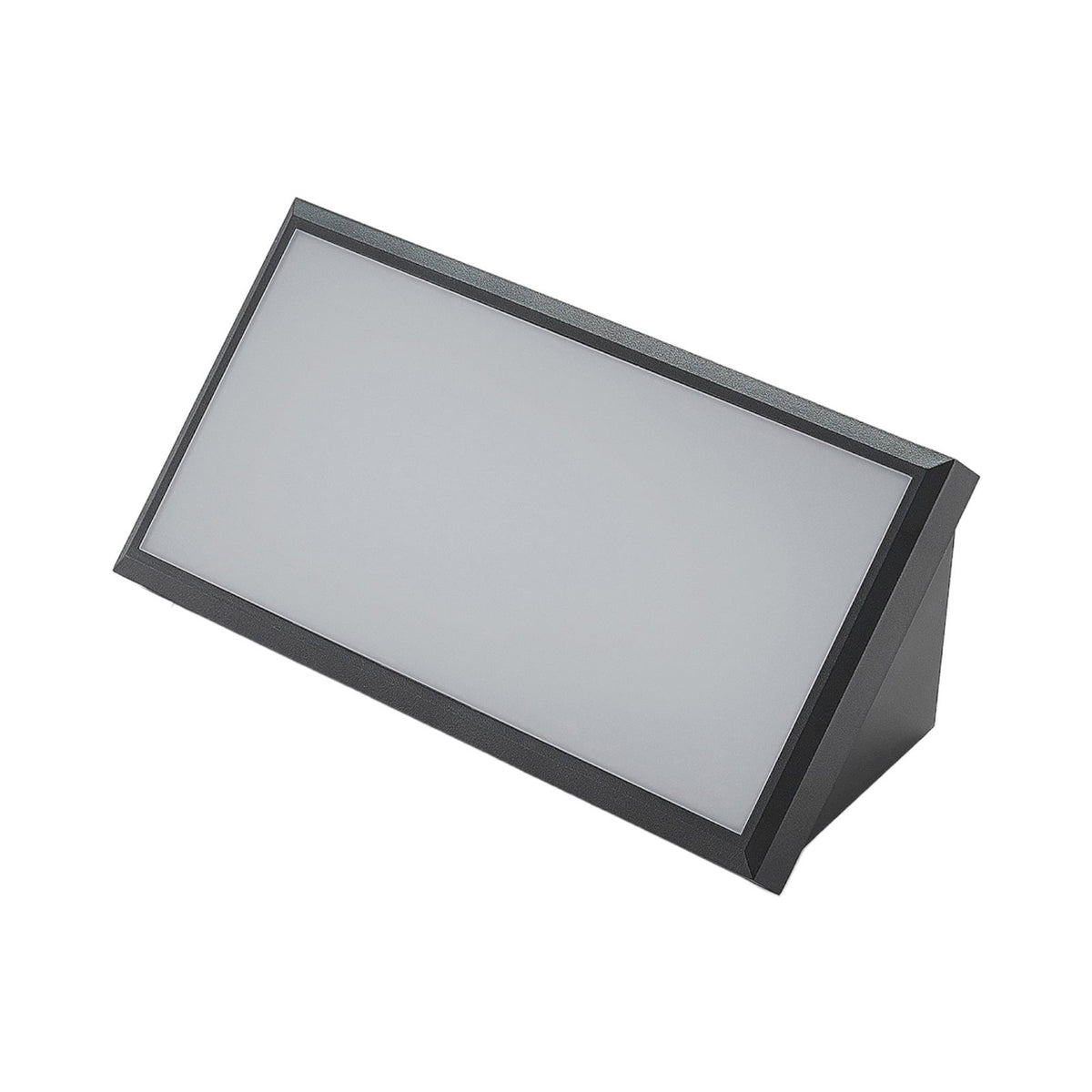 LED utevegglampe Abby mørkegrå plast IP65 18W detalj