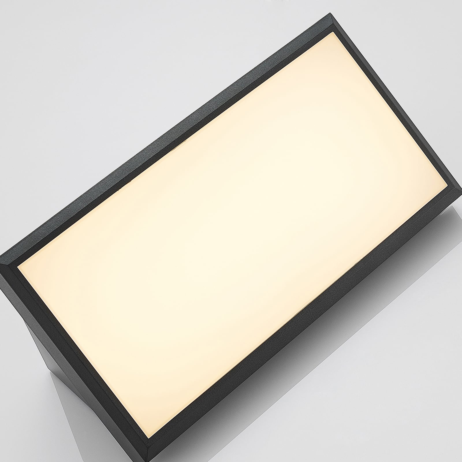 LED utevegglampe Abby mørkegrå plast IP65 18W lysretning