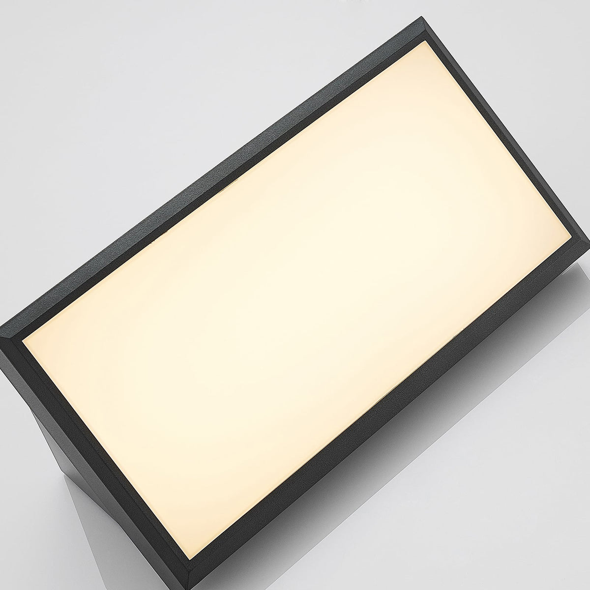 LED utevegglampe Abby mørkegrå plast IP65 18W lysretning