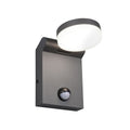 LED utevegglampe Adour antrasitt CCT med bevegelsessensor front